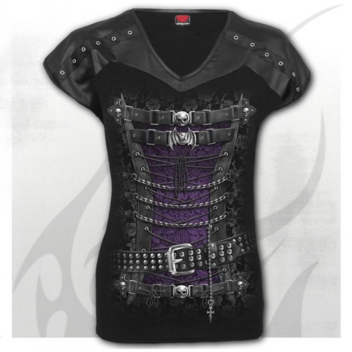 Waisted corset t-shirt